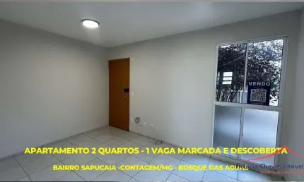 Apartamento com 2 quartos à venda na Avenida Diamante, 1030, Sapucaia II, Contagem por R$ 159.500