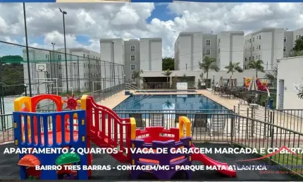 Apartamento com 2 quartos à venda na Rua Padre Francisco Juarez, 355, Três Barras, Contagem por R$ 230.000