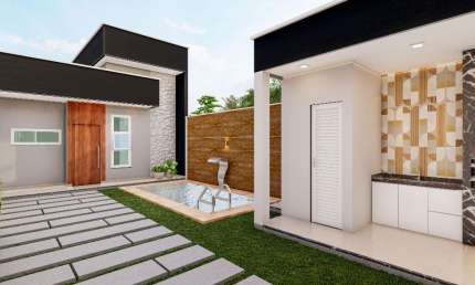 Casas moderna fino acabamento e bem localizada em Lagoinha Paraipaba-Ce