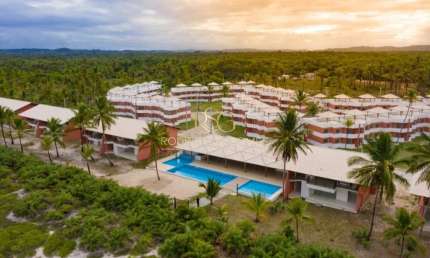 Praia da Pérola - Apartamento Com área externa na praia do norte, Ilhéus/BA