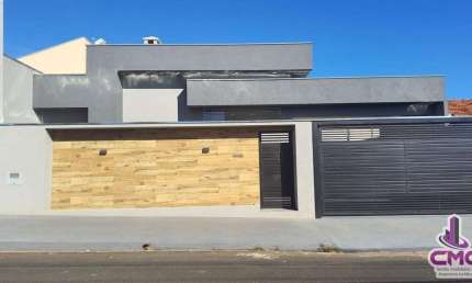 Casa para Venda em Bady Bassitt, Jardim Panorama, 3 dormitórios, 1 suíte, 2 banheiros, 2 vagas