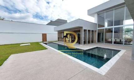 Casa térrea (NOVA), 4 suítes sendo uma Master com Closet, 394m² - venda R$ 3.990.000,00 – Locação R$ 25.000,00 - Residencial  Saint Patrick - Sorocaba