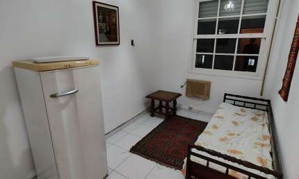 ALUGUEL DE APARTAMENTO DE 45m2 COM  1 DORM, SALA ,  BANHEIRO E COZINHA  NO BAIRRO DO EMBARÉ EM SANTOS-SP