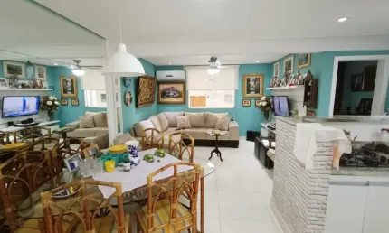 VENDA DE APARTAMENTO DE 65m2 DE 1 DORMS, 1 BANHEIRO ( não possui vaga para veículos ) NO BAIRRO DO EMBARÉ SANTOS-SP