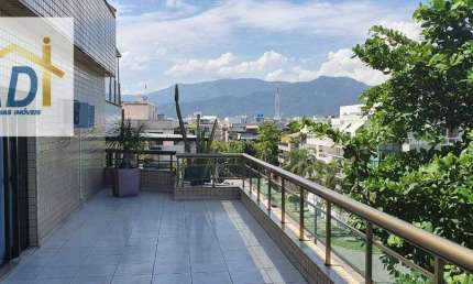 Cobertura ,Recreio, 3 suites,408 m² - venda por R$ 2.200.000 ou aluguel por R$ 11.462/mês - Recreio dos Bandeirantes - Rio de Janeiro/RJ