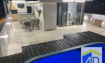 Cobertura com 4 dormitórios , 3 suítes , à venda, 259 m² por R$ 1.600.000 - Recreio dos Bandeirantes - Rio de Janeiro/RJ