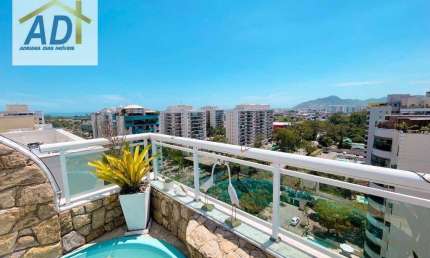 Cobertura, locação, Recreio,3 QT( 2 suítes) 147 m² - venda por R$ 1.180.000 ou aluguel por R$ 9.040/mês - Recreio dos Bandeirantes - Rio de Janeiro/RJ