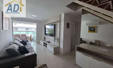 Cobertura mobiliada, Recreio,3 quartos, 140 m² - venda  R$ 1.099.000 /aluguel  R$ 6.800,00 - Recreio dos Bandeirantes - Rio de Janeiro/RJ