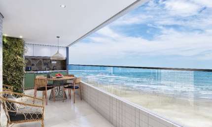 Lançamento frente ao mar com 1 ou 2 dormitórios entrada a partir de R$30.400