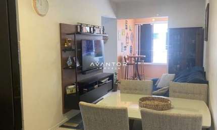 Apart.Semi-mobiliado, 2 dormit. Sacada Churrasqueira, 1 box garagem