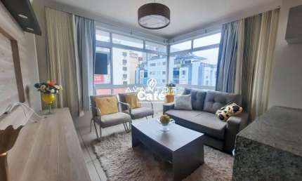 Excelente apartamento de 1 dormitório todo mobiliado.