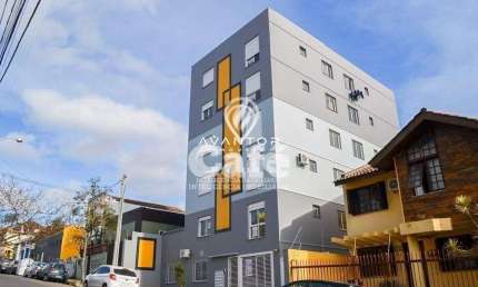 Imóvel de 1 dormitório, com sala/cozinha conjugados e churrasqueira.