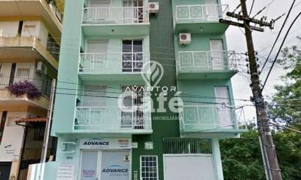 Apartamento de 1 dormitório, sala, cozinha, banheiro e sacada.