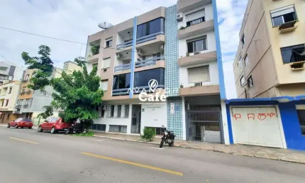 Apto de 2 dormitórios, sala, cozinha, sacada e garagem.