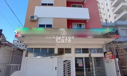 Apartamento no centro, mobiliado de 1 dormitório, sala e cozinha conjugadas, ban