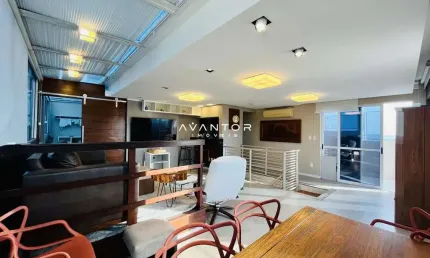 Cobertura, Duplex, 3 Dormitórios, 1 Suíte, Mobiliada, Medianeira