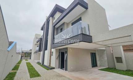 Casa em condomínio fechado com 3 quartos à venda na Rua Jorge de Poli, Xaxim, Curitiba, 138 m2 por R$ 850.000