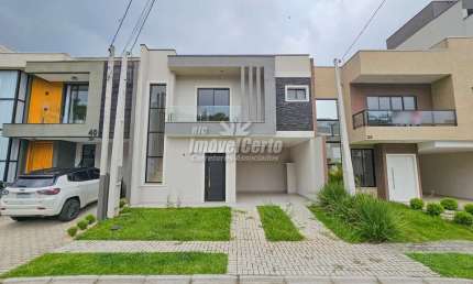 Casa em condomínio fechado com 3 quartos à venda na Rua Vereador Ângelo Burbello, Umbará, Curitiba, 144 m2 por R$ 950.000