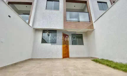 Casa Geminada 3 Quartos, 1 Suíte, 2 Vagas de Garagem, Bairro Santa Amélia