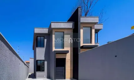 Casa geminada, 3 quartos, 1 suite com closet, 2 vagas, Bairro Santa Amélia