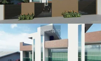 Casas geminadas triplex 03 quartos, suíte, 04 vagas, no bairro santa mônica