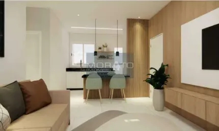 Apartamento 2 quartos sendo 1 suíte 1 vaga com Elevador no bairro Santa Branca.