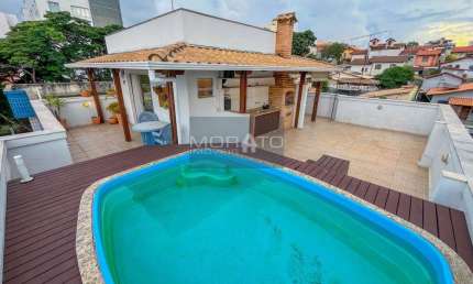 Cobertura 3 quartos 2 vagas com 179 m² No Bairro Santa Rosa-Belo Horizonte