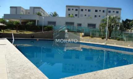 Apartamento de 2 quartos em condomínio fechado com lazer com piscina região do Cabral