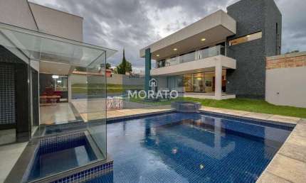 Casa no condomínio Aldeias do Lago com 5 quartos, 8 vagas, Esmeraldas, MG