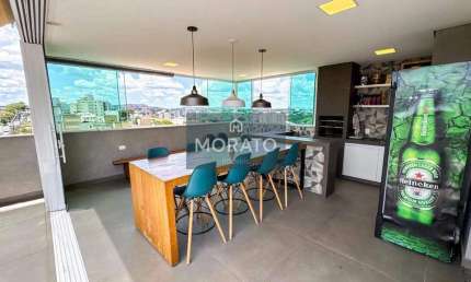 Cobertura 3 Quartos com 2 Vagas e Elevador no Bairro Santa Branca