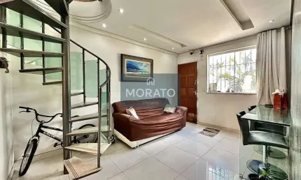 Cobertura 4 Quartos, 1 Suíte e 1 Vaga de Garagem,no bairro Santa Amélia.