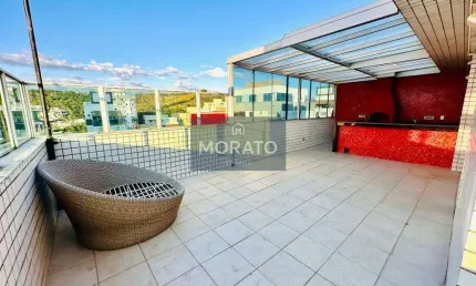 Cobertura de 4 Quartos Suíte e 2 Vagas com Elevador no Bairro Castelo