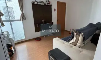 Apartamento em condomínio fechado com lazer com piscina região do Cabral