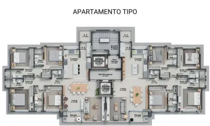 Apartamento com 4 quartos à venda na Rua Bruno Silva, 51, Pioneiros, Balneário Camboriú por R$ 3.490.000