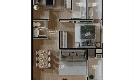 Apartamento com 2 quartos à venda na Rua Anitápolis, Jardim Iate Clube, Balneário Camboriú por R$ 831.600