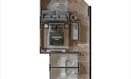 Apartamento com 2 quartos à venda na Rua Anitápolis, Jardim Iate Clube, Balneário Camboriú por R$ 743.400