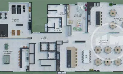 Apartamento com 3 quartos à venda na Rua José Gall, 1031, Dom Bosco, Itajaí por R$ 1.230.000