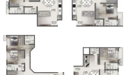 Apartamento com 3 quartos à venda na Rua Coqueiros, 165, Tabuleiro (Monte Alegre), Camboriú por R$ 669.000