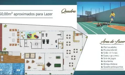 Apartamento com 2 quartos à venda na Rua 406, 1, Morretes, Itapema por R$ 800.000