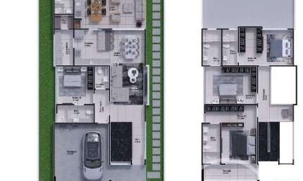 Casa em condomínio fechado com 4 quartos à venda na Rua Ivo José Rebello, Santa Regina, Camboriú por R$ 2.900.000