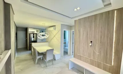 Venda de apartamento mobiliado e decorado, 63 m², 02 quartos sendo 01 suíte, 02 vagas, bairro fazendinha, itajaí