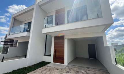 Casa nova/construção com 3 dormitórios sendo 3 suítes, no Bairro Bela Vista de Estância Velha/RS