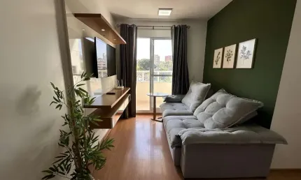 Apartamento 2 dormitório bairro vila rosa com garagem sacada com churrasqueira