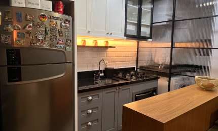 Apartamento mobiliado no bairro Santo Antônio - porteira fechada