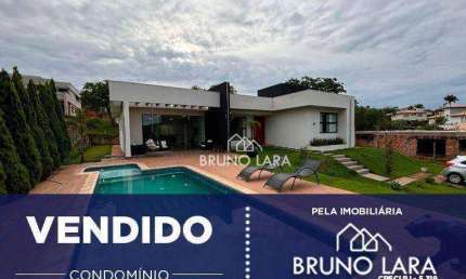 Casa com 3 dormitórios à venda, 255 m² por R$ 1.350.000,00 - Condomínio Serra Verde - Igarapé/MG
