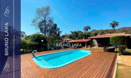 Sítio com 5 dormitórios à venda, 1870 m² por R$ 1.600.000,00 - Vivendas Santa Mônica - Igarapé/MG