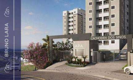 Apartamento com 2 dormitórios à venda, 46 m² por R$ 245.000,00 - Cachoeira - Betim/MG