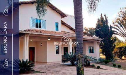 Casa com 5 dormitórios para alugar, 450 m² por R$ 6.925/mês - Condomínio Fazenda Solar - Igarapé/MG