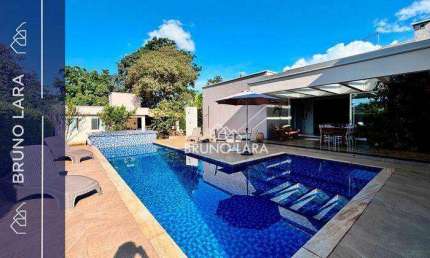 Casa com 3 dormitórios à venda, 400 m² por R$ 1.900.000,00 - Condomínio Fazenda Solar - Igarapé/MG