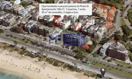 Apartamento à venda 3 Quartos, 3 Suites, 3 Vagas, 108M², Recreio dos Bandeirantes, Rio de Janeiro -
